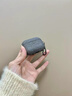 麥巴盾高級(jí)感布紋適用airpods4代保護(hù)套新款蘋果耳機(jī)Airpods pro二代保護(hù)殼簡(jiǎn)約商務(wù)防摔三代情侶款 【灰色牛仔布】贈(zèng)掛鉤 Airpods 4代保護(hù)套（2024） 曬單實(shí)拍圖