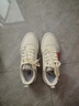 李寧板鞋行初男春季透氣新款潮鞋復古鞋子男士軟底休閑鞋小白鞋運動(dòng)鞋 米白色/南極灰 42 曬單實(shí)拍圖