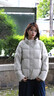 雅鹿2025冬季新款羽絨服女短款好看時(shí)尚立領(lǐng)保暖百搭面包服外套 燕麥米 L 建議120-140斤 曬單實(shí)拍圖