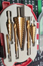 阿蒂亞寶塔鉆頭六件套鋸齒開孔器金屬階梯鉆套裝合金萬能打孔器 曬單實拍圖