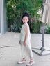 皮爾卡丹（pierre cardin）童裝女童套裝夏季2025夏裝新大童短袖闊腿褲兩件套兒童速干防蚊褲 圖片色 160 尺碼13~14歲【150-160cm】 曬單實(shí)拍圖