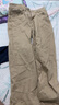 皮爾卡丹卡其色褲子女高端2026春秋冬季加絨純棉牛仔褲休閑窄版女褲直筒褲 卡其色 XL /29碼116-125斤 曬單實(shí)拍圖