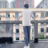 真維斯（Jeanswest）美式休閑運(yùn)動褲男春夏寬松大碼錐形衛(wèi)褲ins潮流百搭華夫格褲子男  麻灰色(純色) L (175) (體重120-140斤) 曬單實(shí)拍圖