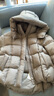 波司登（BOSIDENG）【反季】泡芙羽絨服女款短款脫卸帽新國標(biāo)90絨商場同款運動外套 【店長推薦】格雷淺灰8A59 XS 155/80A 體重約110以內(nèi) 曬單實拍圖