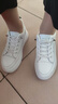 啄木鳥(niǎo)品牌小白鞋女款2026新款鞋子休閑防滑中學(xué)生厚底軟底百搭內增高鞋 白色 39 曬單實(shí)拍圖