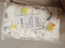棉加加（Cotton++）新生紗布戒子尿布嬰兒褲兜可洗尿片尿不濕純棉尿褲透氣寶寶 5條裝 s碼/0-1個(gè)月/4-10斤 曬單實(shí)拍圖