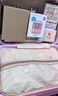 得力（deli）文具套裝禮盒大禮包女孩生日禮物7-14歲10歲男孩電動文具小女孩6-12小學(xué)生高顏值六一兒童節(jié)禮物 1-3低年級【至尊高檔】手提箱款-女孩 曬單實拍圖