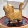 黃楊木雕傲嬌貓咪寵物擺件手工可愛(ài)簡(jiǎn)約家居小貓手把件禮物隨身盤(pán) 黃楊木傲嬌貓1（無(wú)禮盒）6cm 曬單實(shí)拍圖