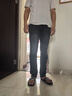 Lee涼涼褲25新品723修身中腰直筒輕薄黑灰男牛仔褲 曬單實(shí)拍圖