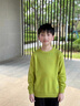 巴拉巴拉balaOne童裝兒童毛衫女童2025冬新款毛衣打底衫男針織衫 檸綠40142 150 曬單實(shí)拍圖