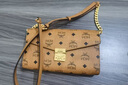 蔻馳（COACH） coach女包 MINI CALLY單肩手提包托特包琴譜包風琴包小方包 卡其色配白色5693IMDJ8 曬單實拍圖