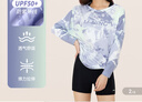 李寧泳衣女2025新款沙灘服分體三件套水上運動背心短褲溫泉防曬罩衫 LNYW046-1紫色沙灘服【三件套】 XL 【身高160-170體重56-61kg】 曬單實拍圖
