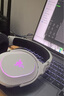 雷蛇（Razer）梭魚X 幻彩 無線頭戴式電競游戲耳機耳麥 降噪麥克風 多平臺兼容 吃雞神器 白色 適配三角洲行動 曬單實拍圖