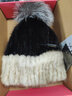 宗純  貂皮帽子女冬天貂毛編織保暖護耳水貂皮草狐貍毛球水貂韓版百搭 日光 均碼有彈性 曬單實(shí)拍圖