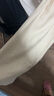 百圖betu女裝夏季新款休閑褲山本風(fēng)闊腿舒適簡約休閑褲女2404D13 淺杏色 M 曬單實拍圖