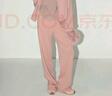 COCOBELLA氣質(zhì)粉寬松直筒褲女秋冬高腰闊腿褲加絨休閑長(cháng)褲PA932 粉色 XL 曬單實(shí)拍圖