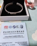 唯一（Winy）手鐲純足銀9999媽媽款心經(jīng)實(shí)心開口銀鐲子生日禮物送媽媽長輩首飾 【龍鳳送福】配證書 30±1g 曬單實(shí)拍圖