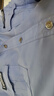 迪伽洛保安服短袖襯衫制服門衛(wèi)物業(yè)酒店執(zhí)勤服夏天戶外訓(xùn)練服可定制 藍(lán)色短袖+標(biāo)貼 190/4XL 曬單實(shí)拍圖