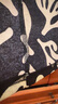 曼婭奴（MIGAINO）【商場(chǎng)同款】女裝高腰氣質(zhì)印花開(kāi)叉半身裙MP22EB016 黑底黃花 S 曬單實(shí)拍圖