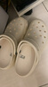 卡駱馳crocs七夕節(jié)禮物白鹿同款經(jīng)典閃耀云朵洞洞鞋女士休閑鞋沙灘鞋|207241 粉筆色-0WV 36 /37(230mm) 曬單實(shí)拍圖