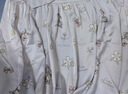 果殼（Gukoo）睡裙夏季小鹿斑比冰藍(lán)吊帶睡裙新款冰絲睡衣女家居服套裝B 小鹿斑比套裝（帶胸墊） M 曬單實拍圖