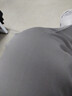 浪登休閑褲男純棉雙褶寬松微彈直筒夏季中青年商務(wù)休閑透氣男褲 淺灰色 36 (2.77尺) 曬單實(shí)拍圖