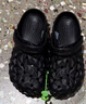 卡駱馳（crocs）榴蓮Clog洞洞鞋男女鞋涼拖拖鞋沙灘涼鞋 209563-001 M8W10 曬單實(shí)拍圖