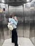 SNYDER WEAR2025新款氣質(zhì)女士外套短款衛(wèi)衣外套女百搭寬松上衣學(xué)院風(fēng)百搭外套 淺藍(lán)色（春秋短款外套） 常規(guī) S 建議80-100斤 曬單實拍圖
