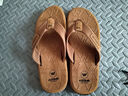 PointZerone夏季人字拖男防滑男士拖鞋男潮流時(shí)尚厚底新款戶(hù)外穿涼拖鞋男涼鞋 卡其 42 標準運動(dòng)鞋碼 曬單實(shí)拍圖
