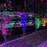 晚晚照樹燈 led景觀燈樹燈夜景燈戶外防水樹木插地七彩射燈 射樹燈 【100W七彩RGB】配備遙控 隨心調(diào)色 曬單實拍圖