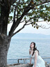 斤慕法式碎花吊帶連衣裙女韓系溫柔風(fēng)夏季甜美收腰顯瘦蕾絲拼接長裙 M(無開衫，建議100-110斤) 曬單實(shí)拍圖