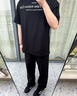 普戈斯彈力修身微喇黑色軟牛仔褲男款cleanfit美式高街長褲直筒休閑褲子 黑色 XL 曬單實拍圖