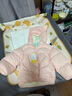 巴拉巴拉童裝兒童羽絨服寶寶2025新款冬季嬰兒輕薄外套男童女童上衣反季萌 夢幻粉60334 100 -充絨量42g適合2-3歲 曬單實拍圖