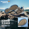 Skechers男童夏季包頭防滑戶(hù)外運動(dòng)涼鞋兒童中大童溯溪鞋407040L 曬單實(shí)拍圖