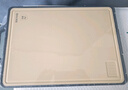 雙槍菜板 抗菌家用加厚食品級(jí)不銹鋼砧板案板防霉切菜板41*27.5*1.8cm 曬單實(shí)拍圖