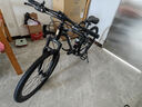 鳳凰（PHOENIX）上海鳳凰軟尾山地車(chē)自行車(chē)學(xué)生公路男變速雙減震越野青少年賽車(chē) 鋼架/輻條曜石黑【雙減震/全軸承】 26寸24速【適合身高158-188cm 】 曬單實(shí)拍圖