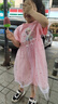 G.DUCKKIDS小黃鴨女童連衣裙冰雪奇緣愛莎公主裙兒童艾莎蓬蓬裙寶寶生日禮服 粉色 130 尺碼7~8歲【120-130cm】 曬單實拍圖