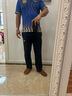 UCAN銳克針織運動(dòng)長(cháng)褲綜合訓練褲男透氣休閑長(cháng)褲直筒褲子 寶藍 L 曬單實(shí)拍圖