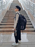 JCZS德國(guó)2025新款小學(xué)生初中生男減負(fù)護(hù)脊中學(xué)生書(shū)包高中女生大容量超 中號(hào)純黑色(送閃電熊) 曬單實(shí)拍圖