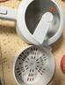 美的（Midea）電煮鍋 小電鍋 宿舍小鍋 電熱鍋 學(xué)生宿舍泡面電火鍋 多功能多用途蒸煮一體鍋電蒸鍋 1.6L 【配蒸籠】MC-XZE2017 曬單實(shí)拍圖