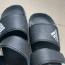 阿迪達斯（adidas）夏季男童涼鞋女童小童簡約經(jīng)典兒童休閑運動沙灘鞋 GW0344黑 曬單實拍圖