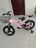 鳳凰（PHOENIX）兒童自行車男女寶寶腳踏車3-8-12歲兒童山地車14-18-22寸小孩單車 極氪一體輪+ 迷人粉+ 悍馬輔助輪 18寸適合身高（120-150cm） 曬單實拍圖