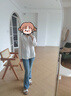 Olrain歐芮兒拼接花邊領(lǐng)氣質(zhì)法式襯衫女裝秋季2025新款宮廷風(fēng)長袖上衣 米白色 L 曬單實拍圖