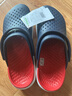 卡駱馳crocs舒樂洞洞鞋沙灘鞋男鞋包頭女鞋拖鞋|209964 深藍(lán)色-410 43 (270mm) 曬單實(shí)拍圖