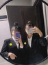 伊婭莎職業(yè)西裝套裝男女氣質(zhì)大學(xué)生面試西服正裝房產(chǎn)銷售工裝前臺工作服 女-黑色西服+西褲 L 曬單實拍圖