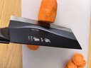 張小泉菜刀斬切刀家用廚師專用刀具廚房切片刀砍骨刀斬切兩用刀黑刃防銹 【抗菌防銹】斬切刀 曬單實拍圖