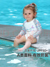 swimbobo兒童泳衣 寶寶泳衣連體衣 女寶泳衣A類(lèi)連體衣 女孩泳帽套裝泳衣 曬單實(shí)拍圖