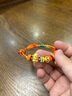 周大福神佛足金吊墜黃金轉(zhuǎn)運珠配繩 財神 EOR1280七夕情人節(jié)禮物 曬單實拍圖