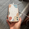 KEKLLE 適用蘋果13手機(jī)殼 iphone13保護(hù)套全包打印笑臉小羊皮質(zhì)感硅膠防摔網(wǎng)紅硅膠ins風(fēng)男女軟殼 古董白 曬單實(shí)拍圖