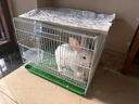 哈駱頓鳥籠鸚鵡籠子小中大型鴿子籠家用虎皮玄鳳專用窩帶喂食器鳥類用品 中號【40*30*30】食盒+站桿+托盤 折疊免安裝方便收納 大容量鳥類通用籠 1cm加密防鉆防卡 曬單實拍圖